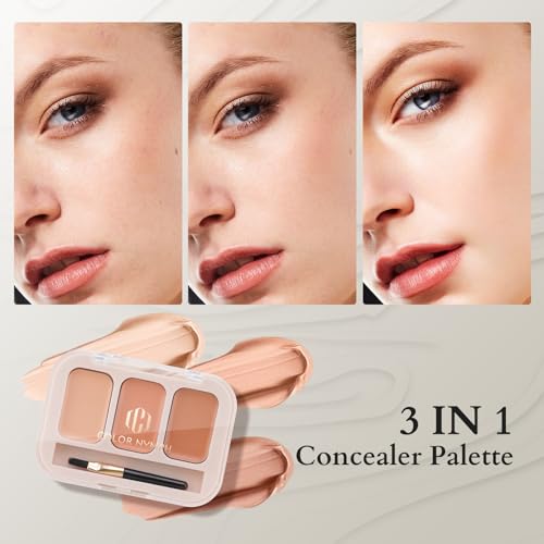 Color Nymph Beginners Makeup Kit For Girls Makeup Set for Teen Full Face Makeup Kit For Women with Cosmetic Bag included 9 Color Eyeshadow Palette Concealer Liquid Blush Eyeliner Lipgloss