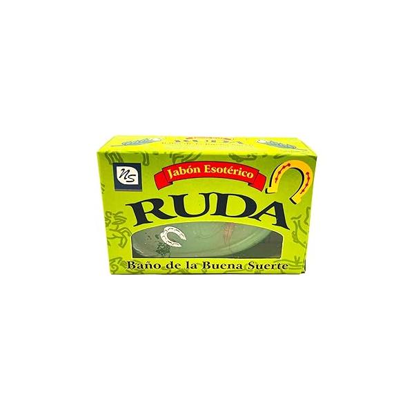 Nuestra Salud - Rue Herb Soap Bar Gentle Moisturizing Action for Hand, Face, and Body 100% Natural Organic Healthy Skin